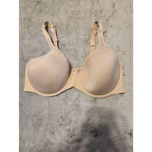 Bali One Smooth U Ultra Light Illusion Neckline Underwire Bra size 38DD 3439 Bei